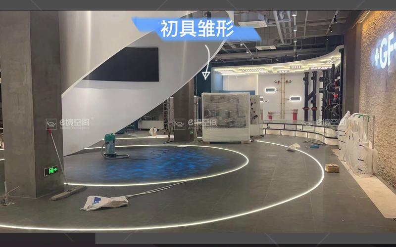 gf揚(yáng)州工廠產(chǎn)品展示廳設(shè)計(jì)效果與落地實(shí)景對比